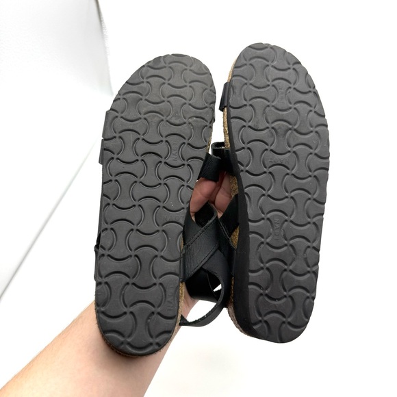 NAOT Kayla Wedge Sandals Strappy Black EU 36 - Picture 11 of 15